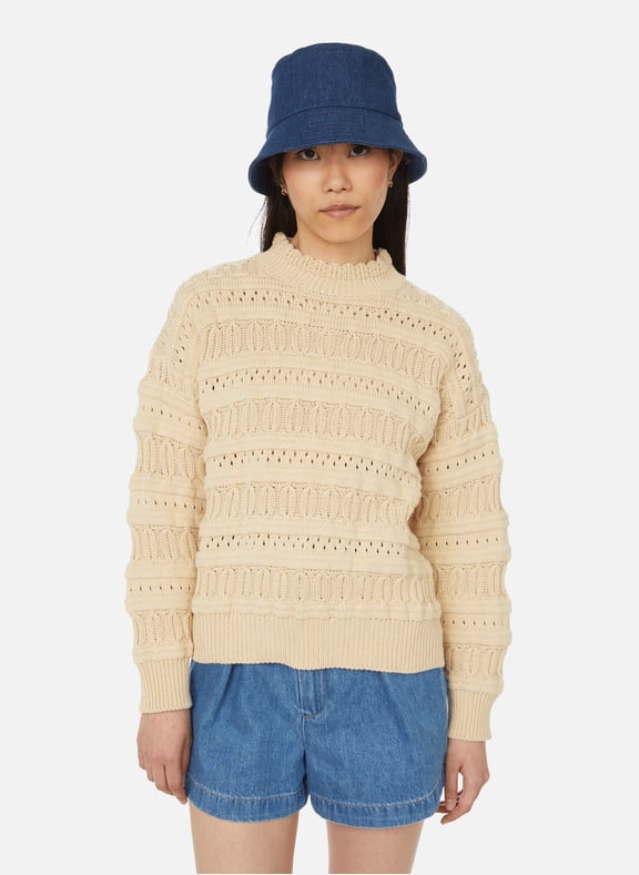 Pull en maille Beige by AU PRINTEMPS PARIS AU PRINTEMPS PARIS Pull en maille Beige
