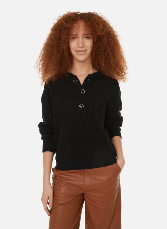 Pull en maille Multicolore by AU PRINTEMPS PARIS AU PRINTEMPS PARIS Pull en maille Multicolore