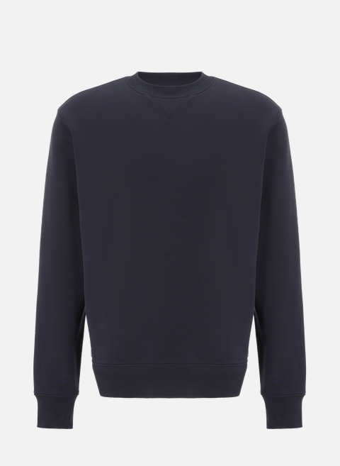 Sweatshirt en coton organique BleuAU PRINTEMPS PARIS 