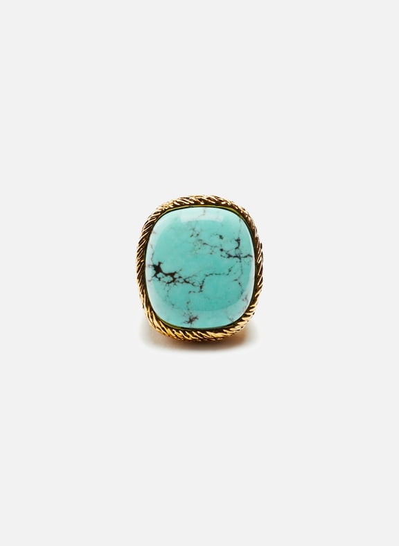 Bague Miki Bleu by AURELIE BIDERMANN AURELIE BIDERMANN Bague Miki Bleu