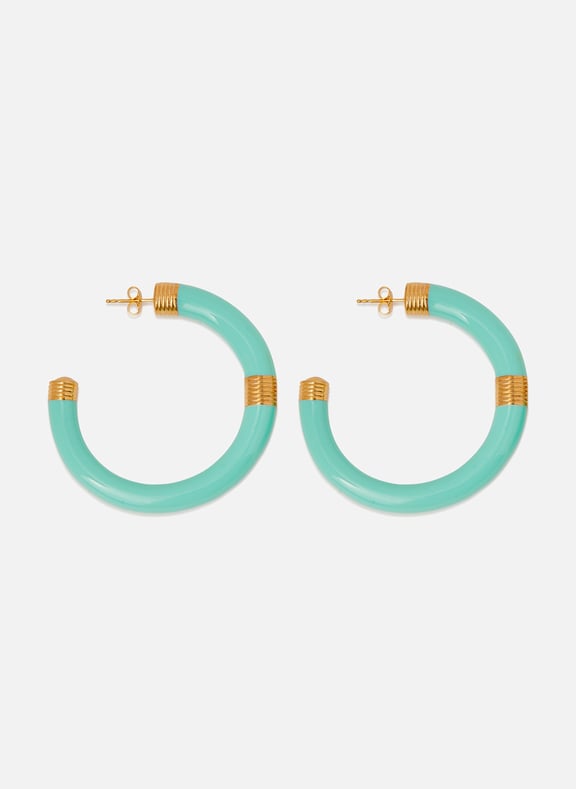 Boucles d'oreille Katt Bleu by AURELIE BIDERMANN AURELIE BIDERMANN Boucles d'oreille Katt Bleu