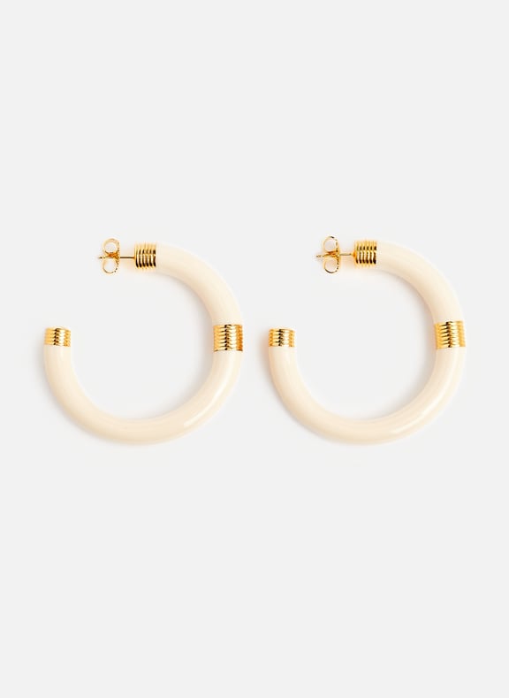 Boucles d'oreille Katt Doré by AURELIE BIDERMANN AURELIE BIDERMANN Boucles d'oreille Katt Doré