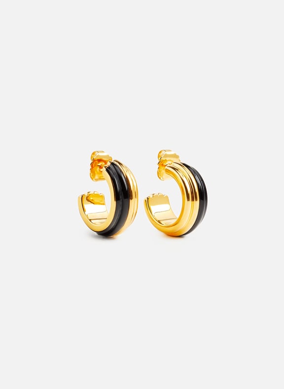 Boucles d'oreille Layla Doré by AURELIE BIDERMANN AURELIE BIDERMANN Boucles d'oreille Layla Doré