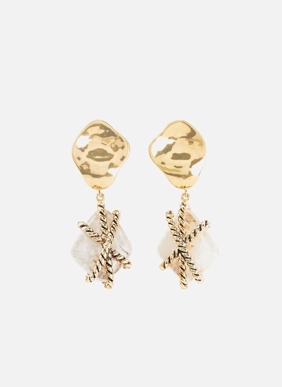 Boucles d'oreille Mycene Doré by AURELIE BIDERMANN AURELIE BIDERMANN Boucles d'oreille Mycene Doré