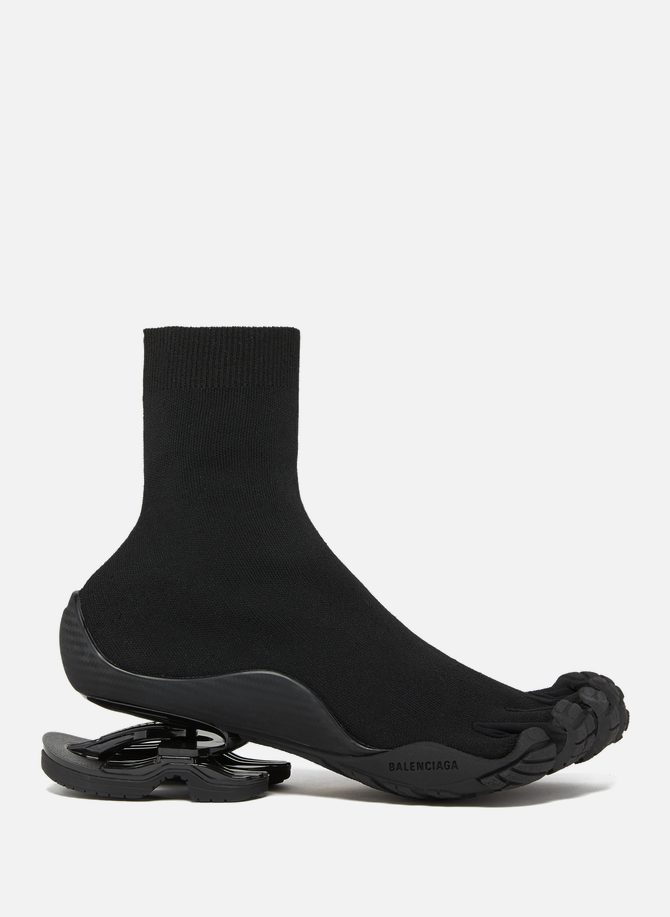 BALENCIAGA Toe Sock Strick-High-Top-Sneaker