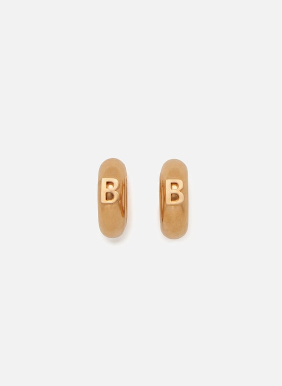 Boucles d'oreilles B. en laiton Doré by BALENCIAGA BALENCIAGA Boucles d'oreilles B. en laiton Doré