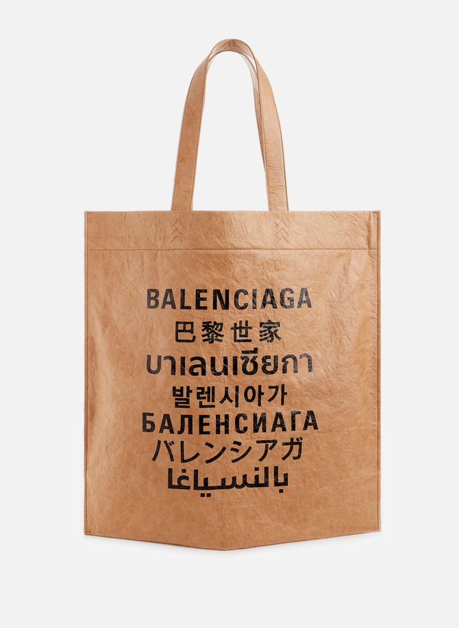 حقيبة تسوق متوسطة اللغات balenciaga