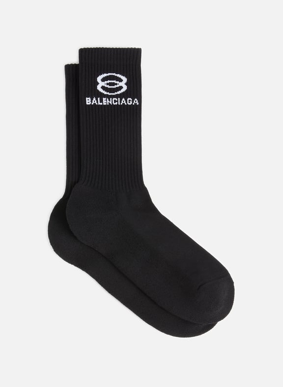 CHAUSSETTES DOUBLE B EN COTON BALENCIAGA pour HOMME Printemps