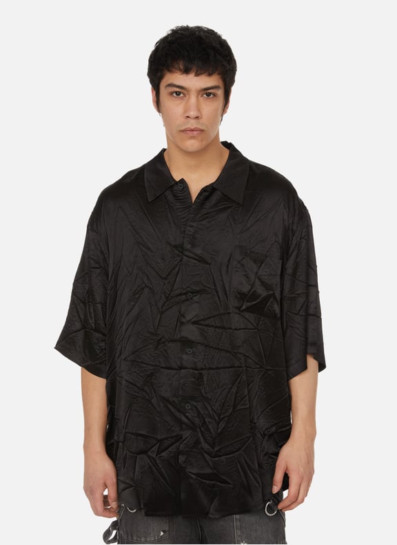 Chemise Minimal en viscose Noir by BALENCIAGA BALENCIAGA Chemise Minimal en viscose Noir