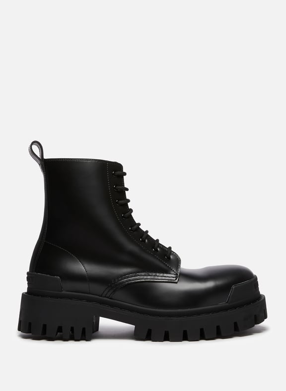 BOTTINES STRIKE EN CUIR BALENCIAGA pour FEMME Printemps
