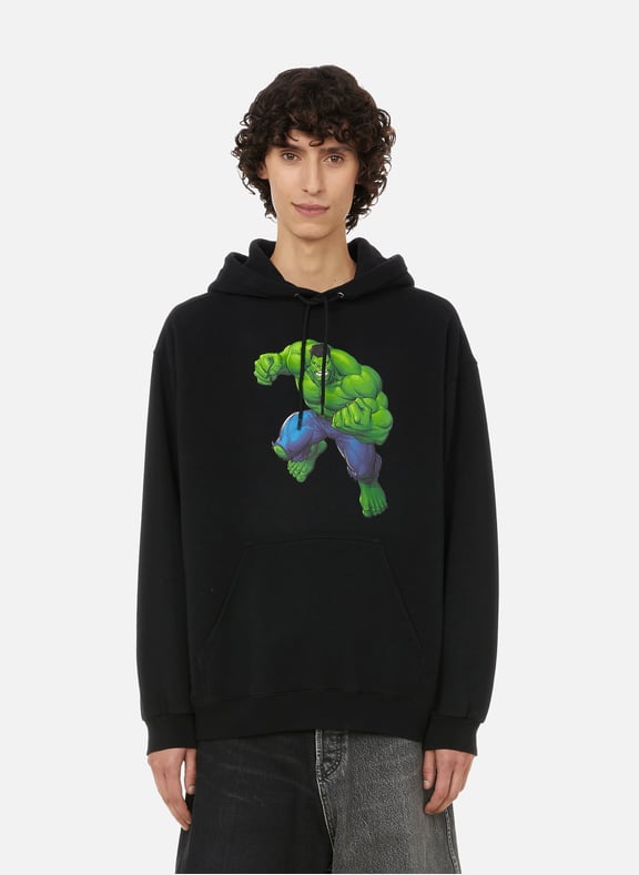 Hoodie Hulk Noir by BALENCIAGA BALENCIAGA Hoodie Hulk Noir