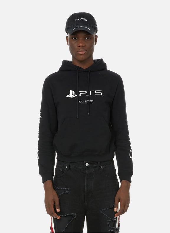 Hoodie Playstation en coton Noir by BALENCIAGA BALENCIAGA Hoodie Playstation en coton Noir