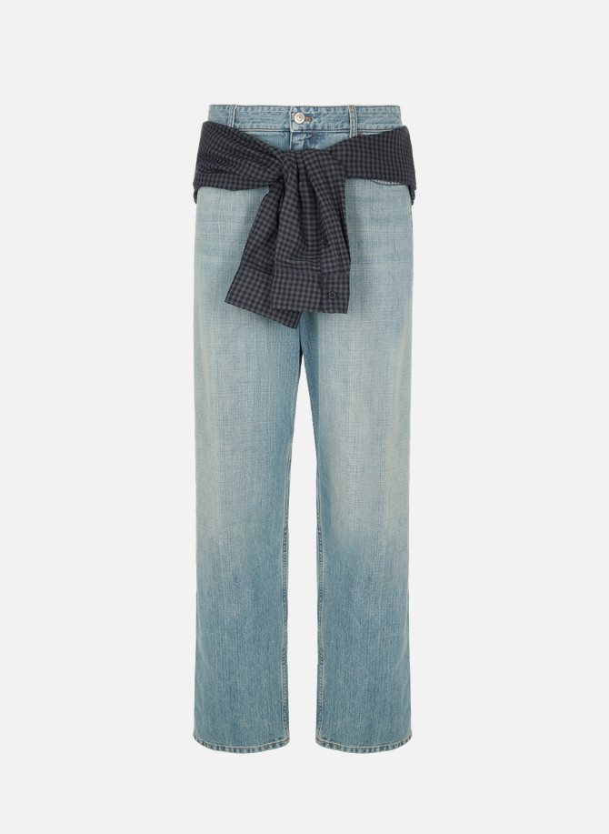 Hybrid-Jeans mit BALENCIAGA -Hemd