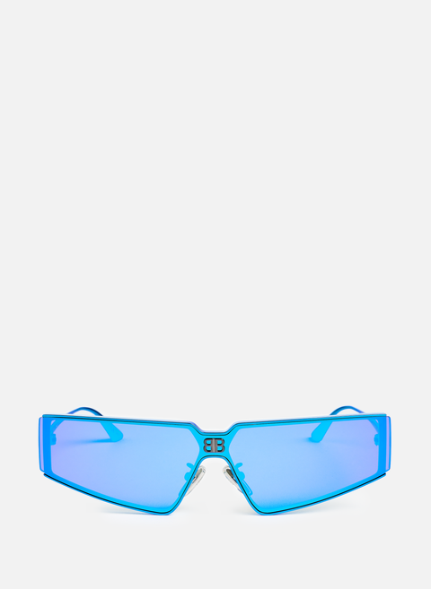 Rechteckige blaue Sonnenbrille Shield 2.0BALENCIAGA 