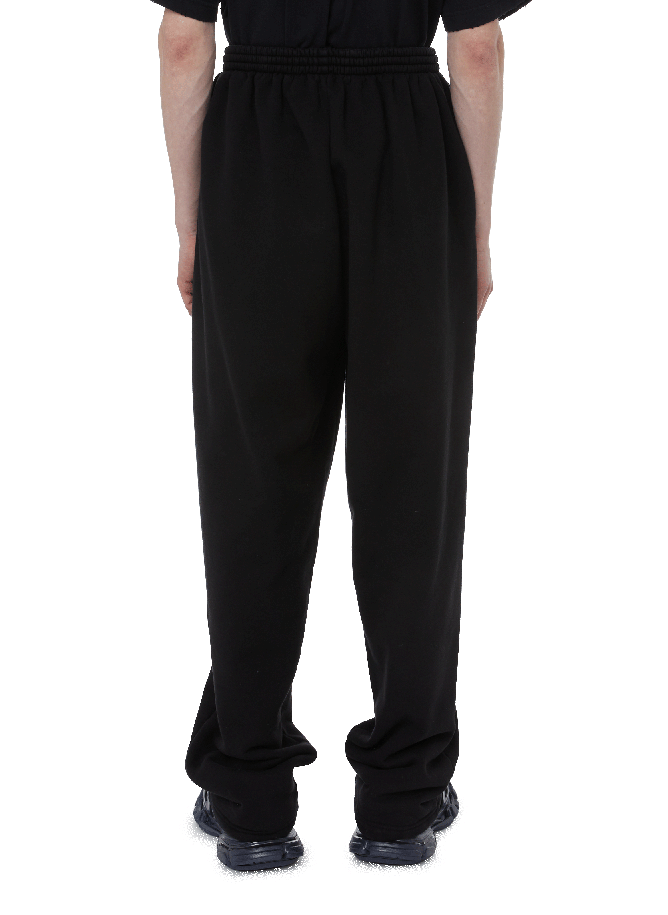 PANTALON DE JOGGING OVERSIZE EN COTON MOLLETON BALENCIAGA pour HOMME