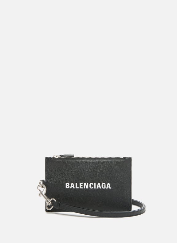 PORTEFEUILLE PASSEPORT EN CUIR BALENCIAGA pour HOMME Printemps