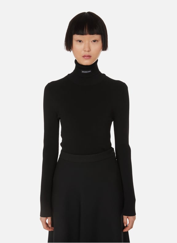 Pull col roulé Noir by BALENCIAGA BALENCIAGA Pull col roulé Noir