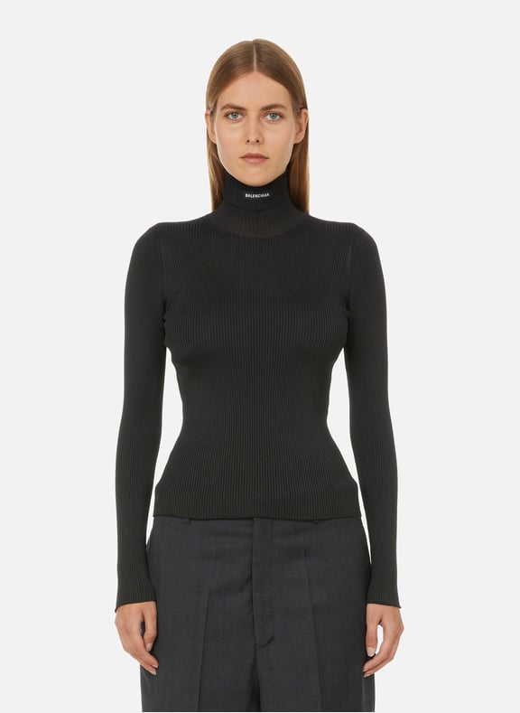 Pull col roulé Noir by BALENCIAGA BALENCIAGA Pull col roulé Noir