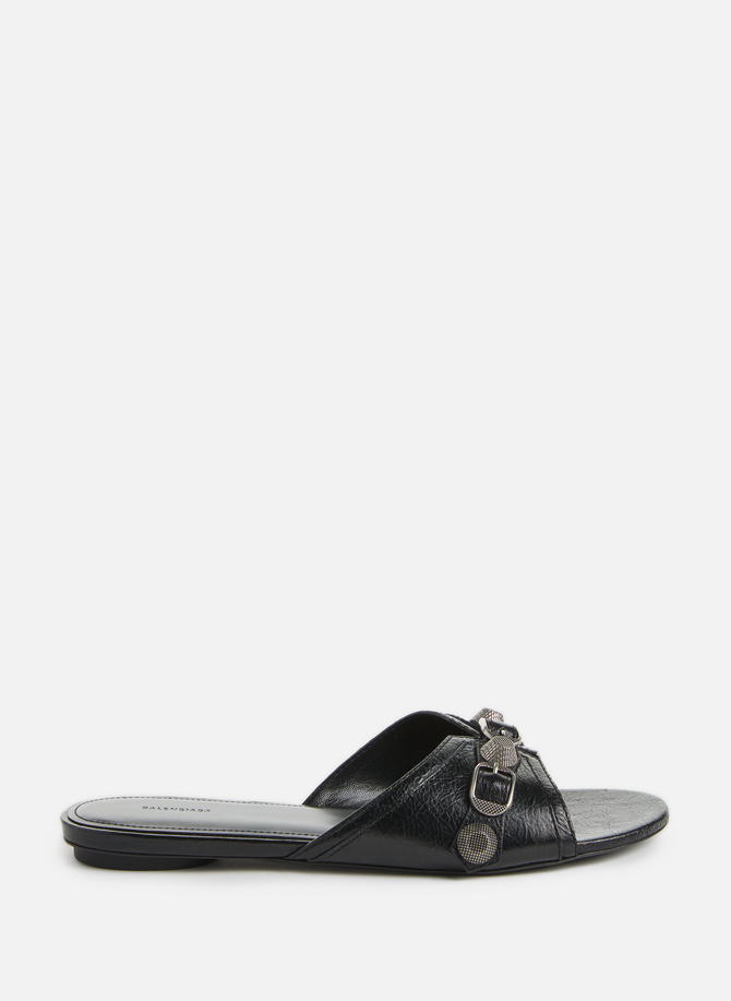 BALENCIAGA leather cagole sandals