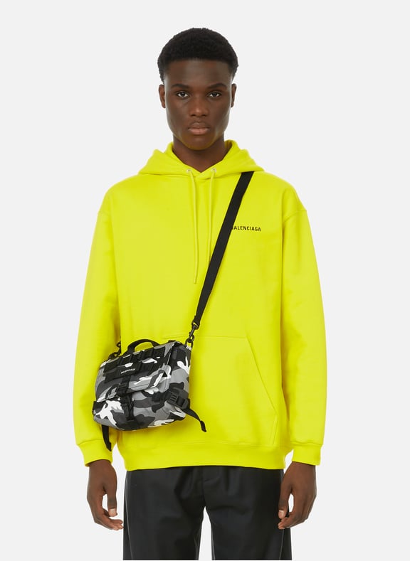 Sweatshirt avec logo Jaune by BALENCIAGA BALENCIAGA Sweatshirt avec logo Jaune