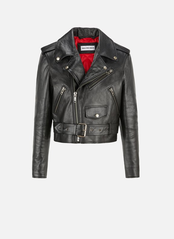 Blouson discount cuir balenciaga