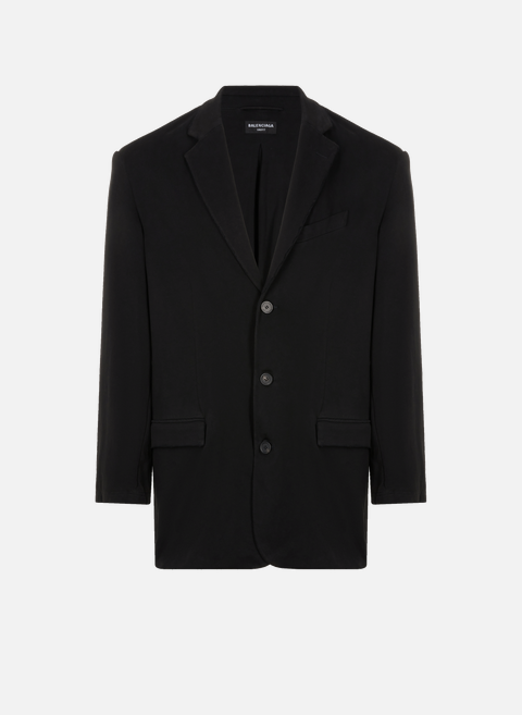 Cotton jacket BlackBALENCIAGA 