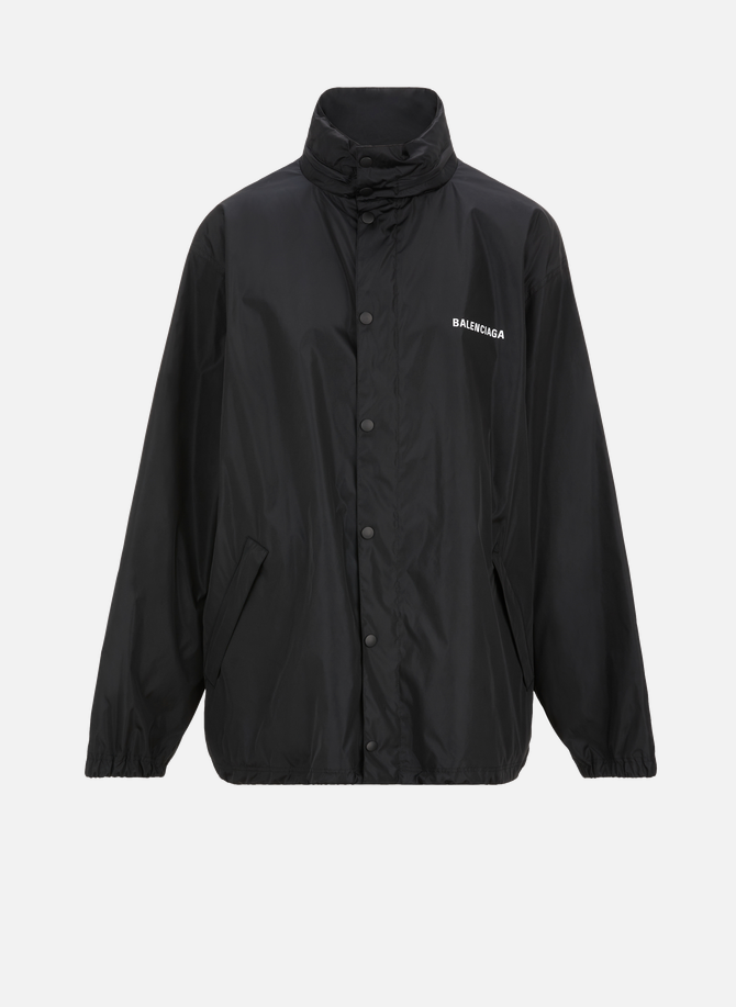 BALENCIAGA buttoned waterproof jacket