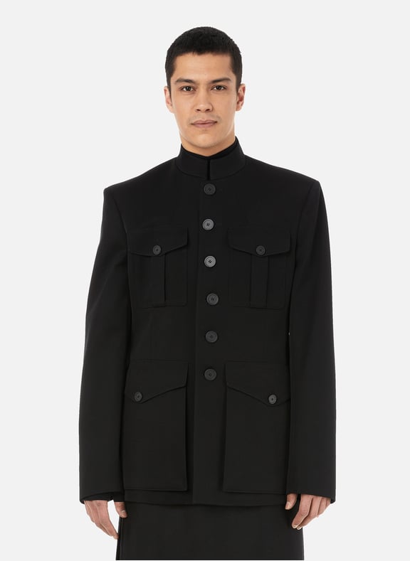 VESTE OFFICIER EN LAINE BALENCIAGA pour HOMME Printemps