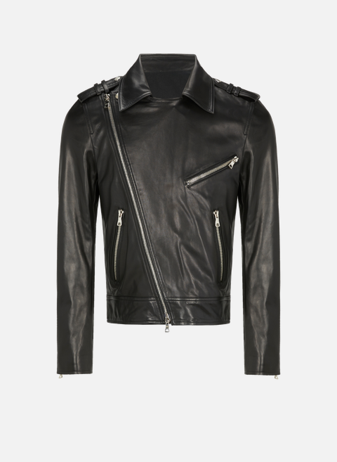 Leather jacket BlackBALMAIN 