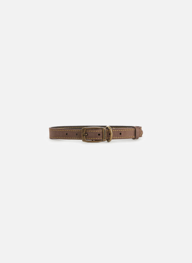 BARBOUR leather dog collar