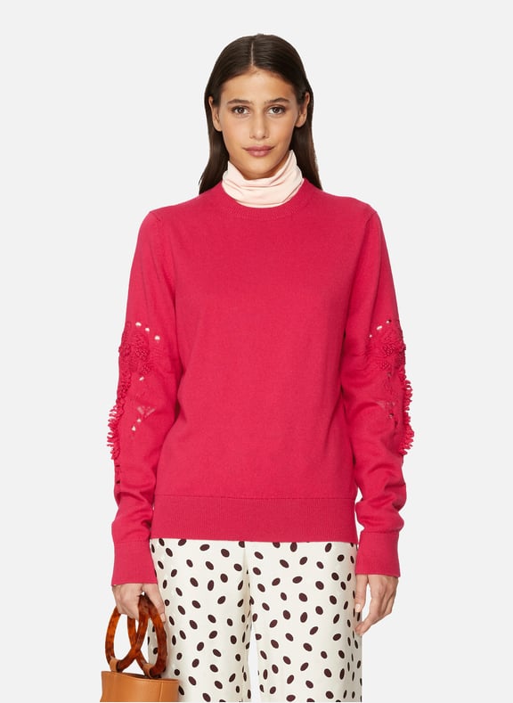 Pull en cachemire Rose by BARRIE BARRIE Pull en cachemire Rose