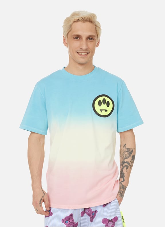 T-shirt tie-and-dye en coton Bleu by BARROW BARROW T-shirt tie-and-dye en coton Bleu