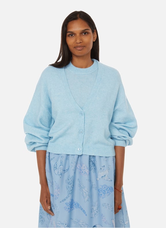 Cardigan oversize Bleu by BAUM UND PFERDGARTEN BAUM UND PFERDGARTEN Cardigan oversize Bleu