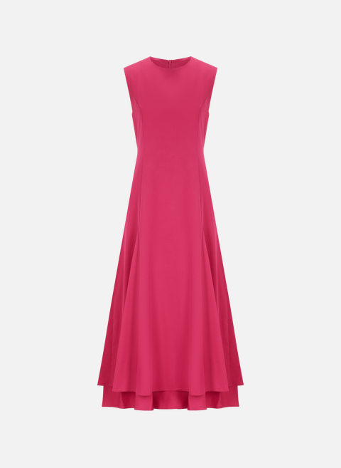 فستان طويل من الصوف باللون الوردي من BITE STUDIOS 