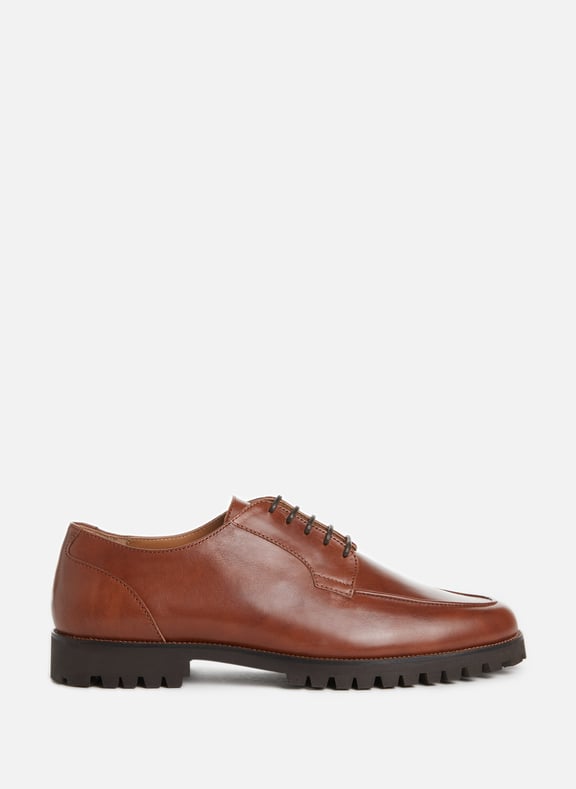 Derbies Renton en cuir Marron by BOBBIES BOBBIES Derbies Renton en cuir Marron