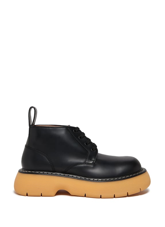 Bottines Bounce en cuir de veau Noir by BOTTEGA VENETA BOTTEGA VENETA Bottines Bounce en cuir de veau Noir