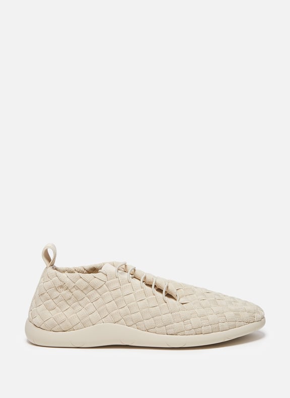 Mocassins Intrecciato Beige by BOTTEGA VENETA BOTTEGA VENETA Mocassins Intrecciato Beige