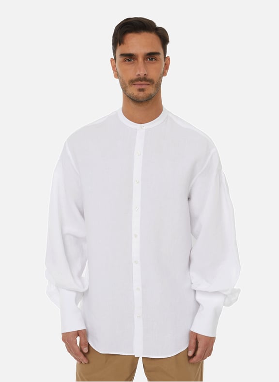 Chemise Comédien en coton Blanc by BOURRIENNE BOURRIENNE Chemise Comédien en coton Blanc