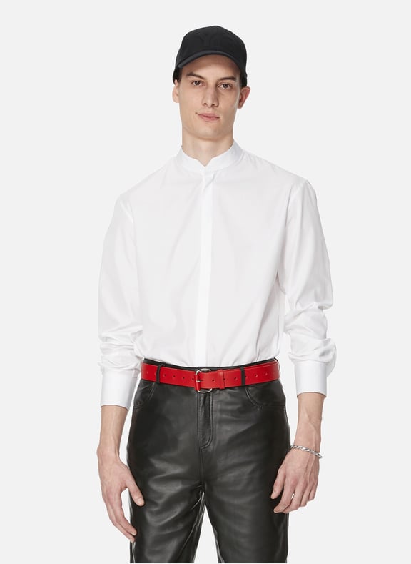 Chemise écrivain en coton Blanc by BOURRIENNE BOURRIENNE Chemise écrivain en coton Blanc