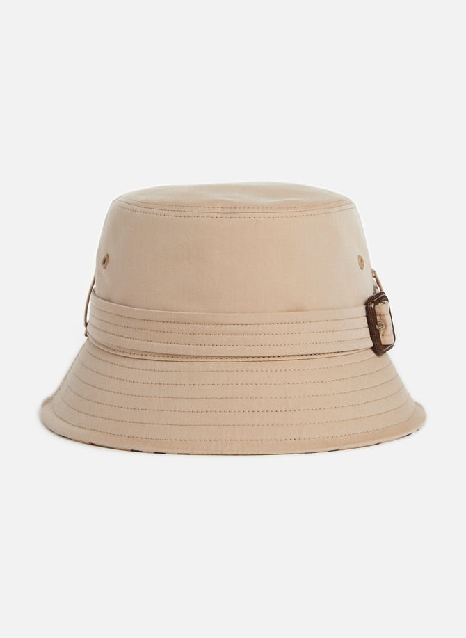 قبعة دلو من القطن التراثي BURBERRY