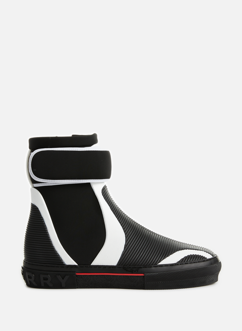 Burberry black trainer ankle boots 