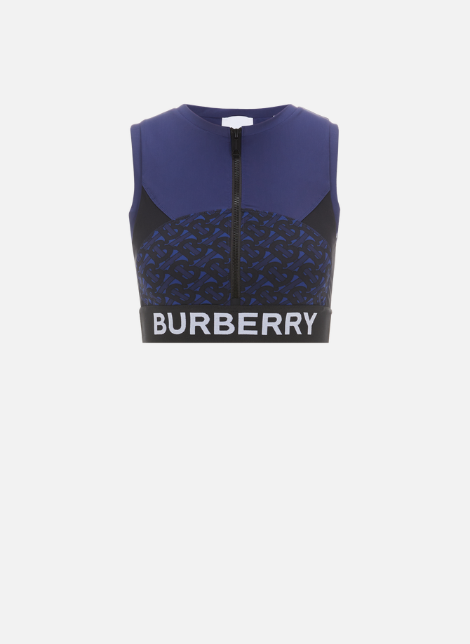 Brassière en jersey stretch Monogram BURBERRY