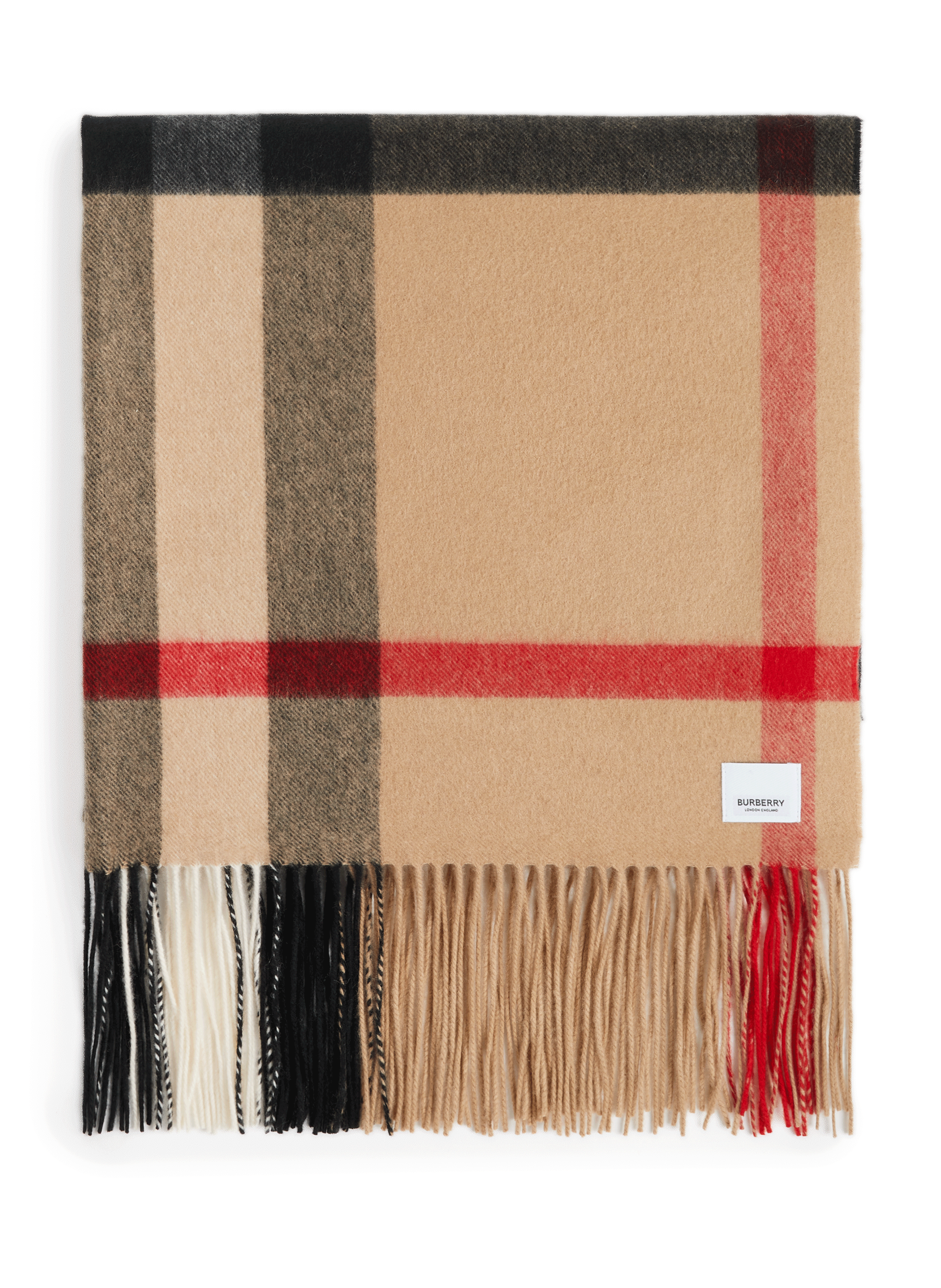 Echarpe motif check en cachemire BURBERRY