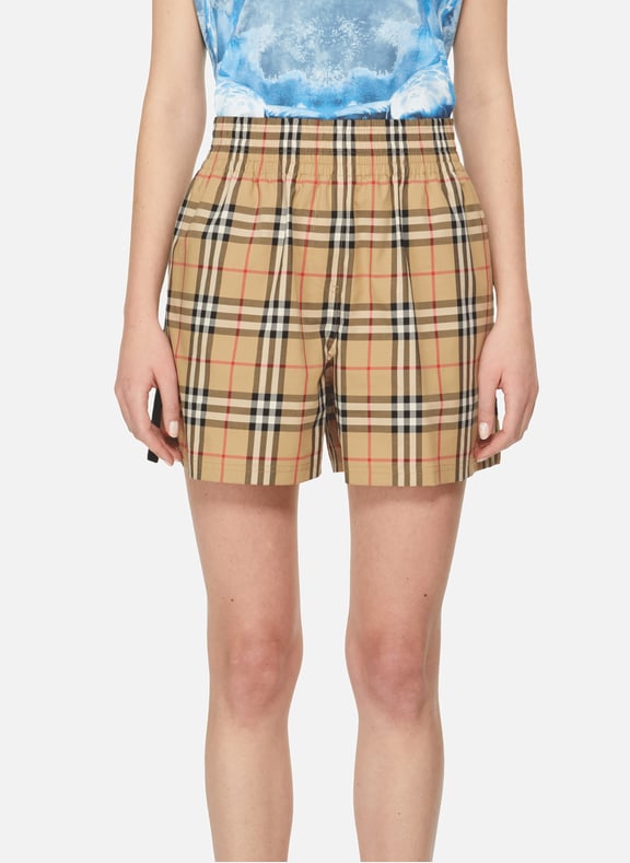 COTTON SHORTS BURBERRY for WOMEN Printemps