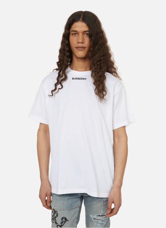 T-shirt oversize en coton Blanc by BURBERRY BURBERRY T-shirt oversize en coton Blanc
