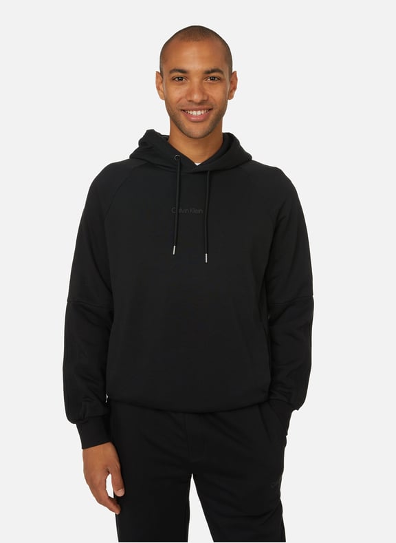 Hoodie en coton mélangé Noir by CALVIN KLEIN CALVIN KLEIN Hoodie en coton mélangé Noir