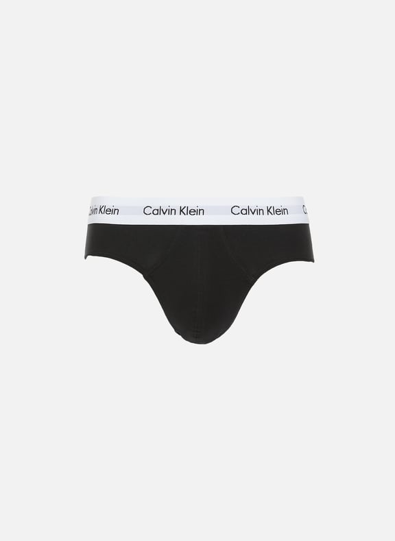 Lot de trois slips en coton stretch by CALVIN KLEIN CALVIN KLEIN Lot de trois slips en coton stretch