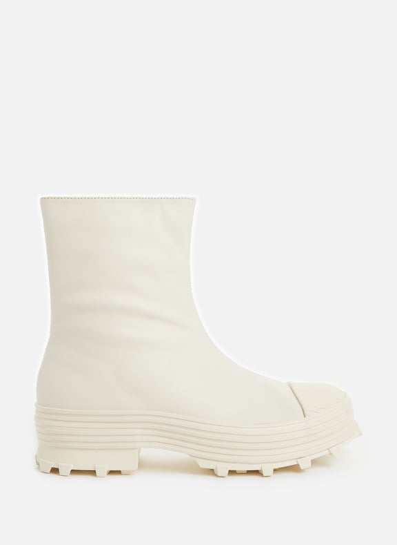Bottines Traktori en cuir Beige by CAMPER LAB CAMPER LAB Bottines Traktori en cuir Beige