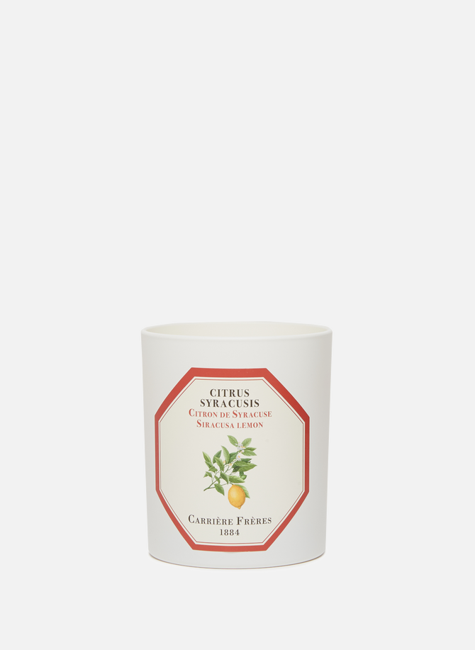 Syracuse Lemon Scented Candle - Citrus Syracusis - 185 g CARRIERE FRERES