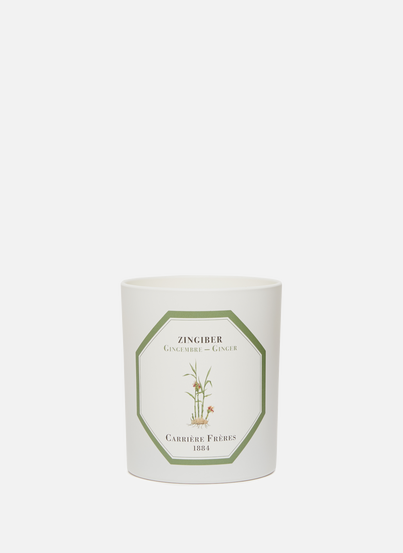 Bougie Parfumée Gingembre - Zingiber - 185 g CARRIERE FRERES